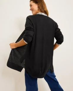 Addison Beach Linen-Blend Cardigan