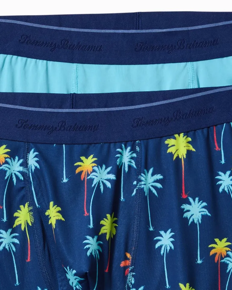 Aloha Print Tech Boxer Briefs - 2-Pack