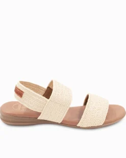 André Assous Nigella Natural Stretch-Raffia Featherweights™ Sandals