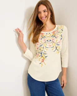 Ashby Isles Flora Amora 3/4-Sleeve T-Shirt