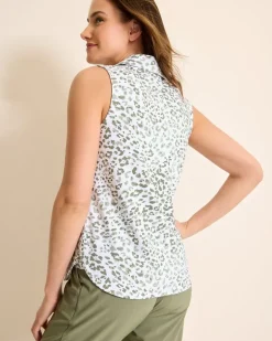 Aubrey Leopard Leisure IslandZone® Polo