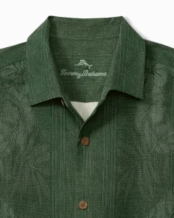 Bali Border Silk Camp Shirt
