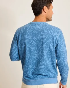 Ben & Terry Twilight Palms Crew Sweatshirt