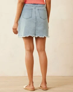 Boracay® Indigo Raw-Edge Skirt
