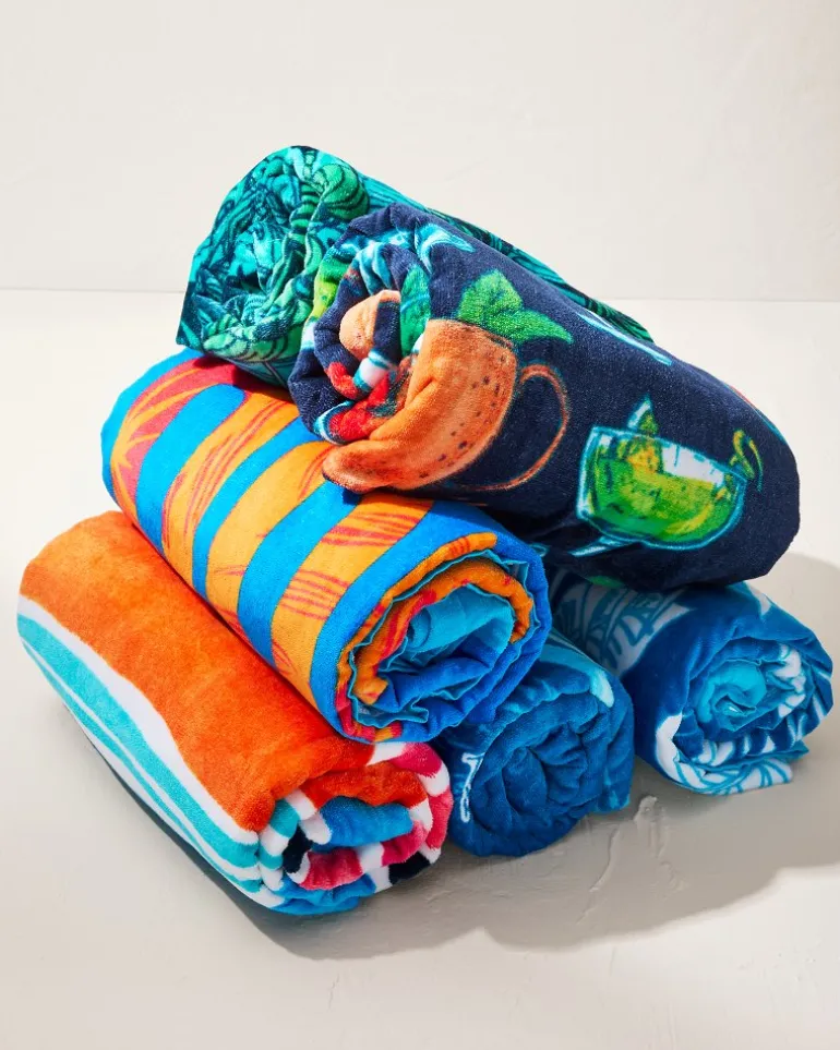 Cape Coral & Happy Hour Beach Towels — Set of 2