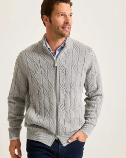 Capital Cable Full-Zip Cardigan