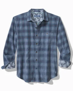 Coastline Cord Stretch Ombré Check Shirt