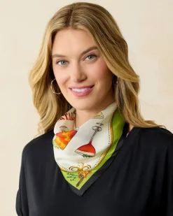 Cocktail Hour Silk Bandana
