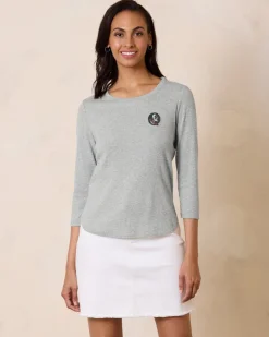 Collegiate Ashby Isles Rib 3/4-Sleeve T-Shirt