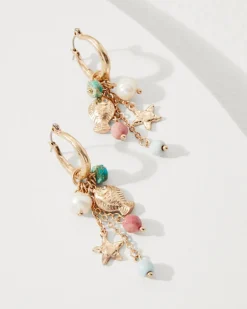 Coral Isles Sealife Charm Drop Earrings