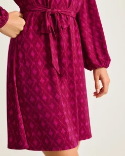 Diamond Cay Long-Sleeve Dress