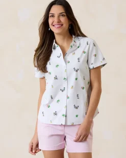 Disney Nova Wave Beach Cruiser Camp Shirt