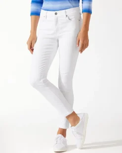 Ella Twill High-Rise Ankle Jeans