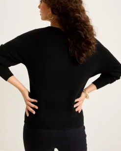 Embellished Pineapple Cashmere-Blend Sweater