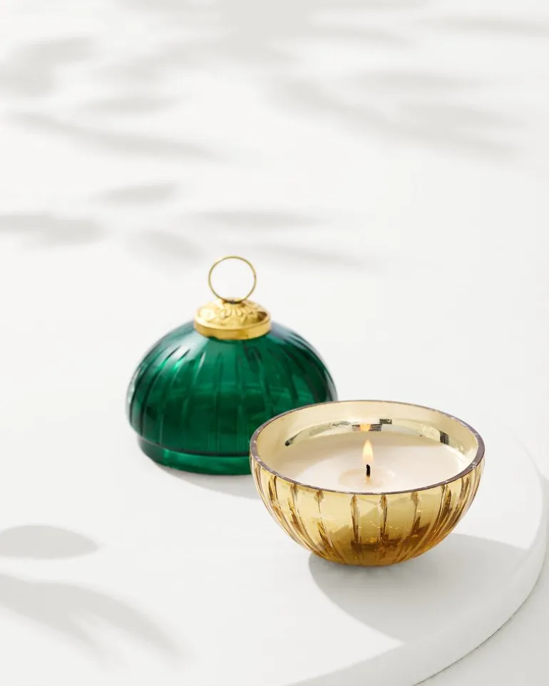 Evergreen 3-oz. Etched Ornament Candle