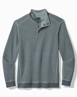 Flip Coast Reversible Snap Mock Sweatshirt