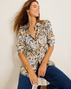 Grand Canal Long-Sleeve Silk Shirt