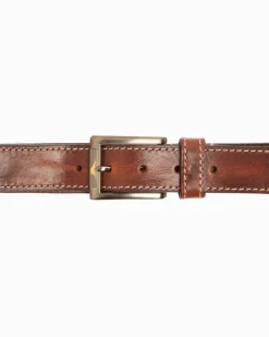 Heavy Stitch Leather Belt