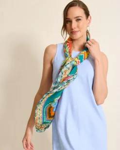 Hypnotic Garden Square Scarf