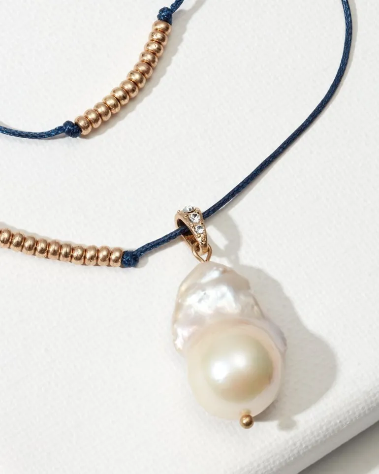 Indigo Bay Freshwater Pearl Pendant Necklace