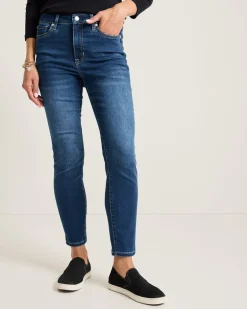 Indigo Palms™ High-Rise Skinny Ankle Jeans