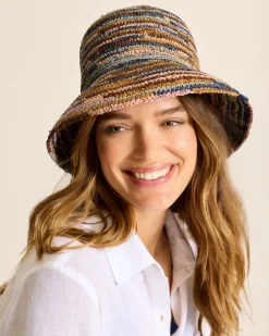 Iris Raffia Bucket Hat