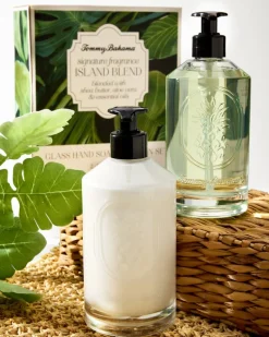 Island Blend Glass Hand Soap & Lotion Set