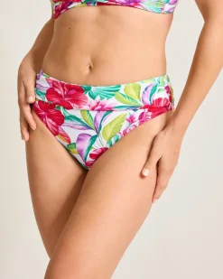 Island Cays Fiesta High-Waist Sash Bikini Bottoms