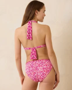 Island Cays Shell Beach Reversible Halter Bikini Top