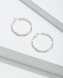 Island Essence Bamboo Hoop Earrings