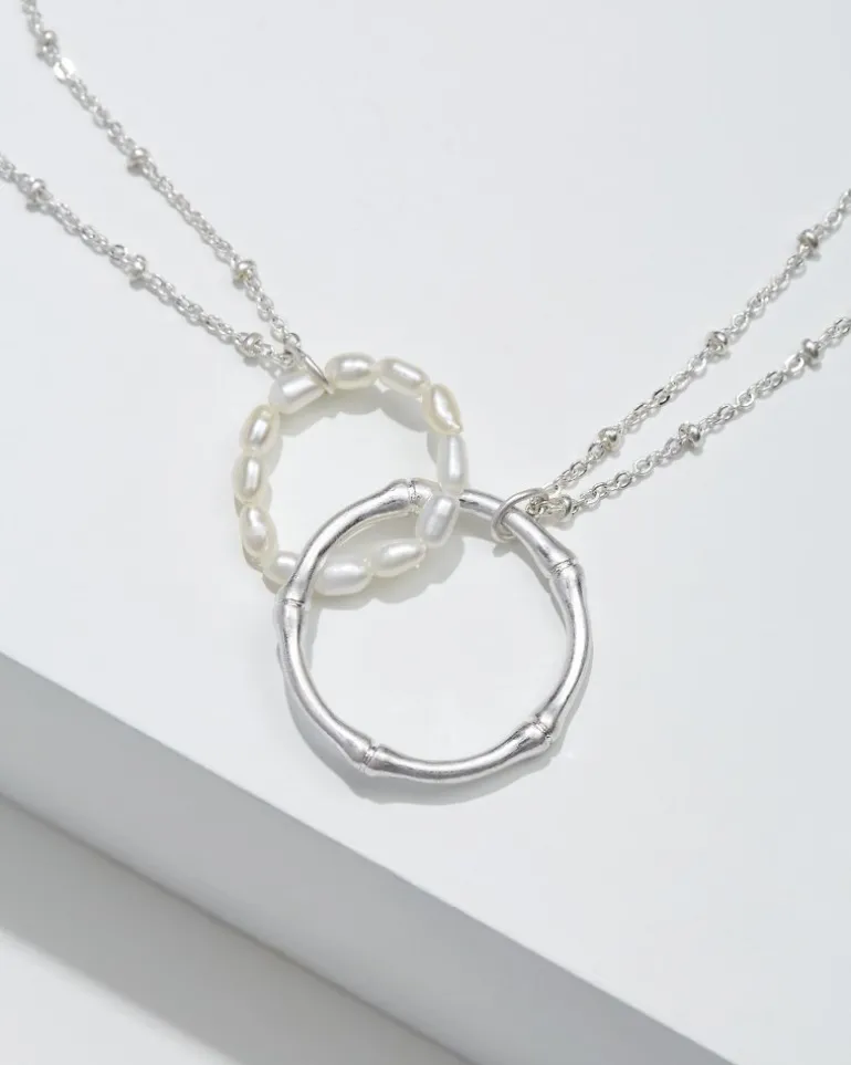 Island Essence Double Loop Bamboo Necklace