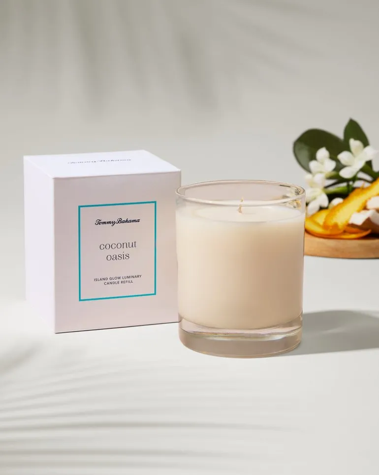 Island Glow Luminary Candle Refill - Coconut Oasis