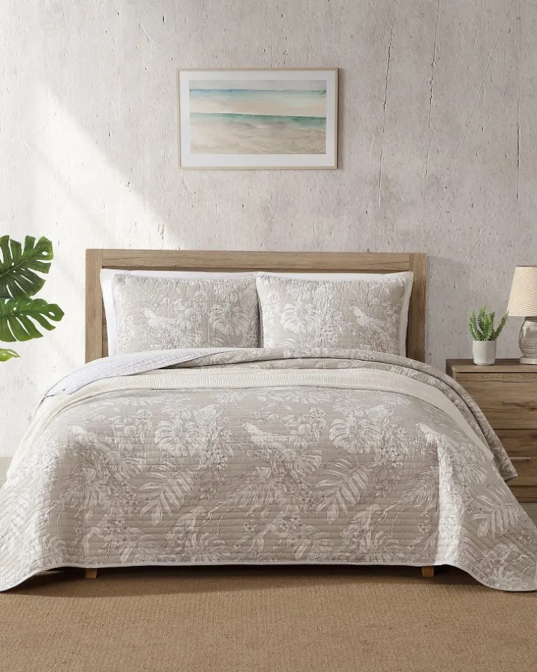 Jungle Toile Reversible 3-Piece King Quilt Set