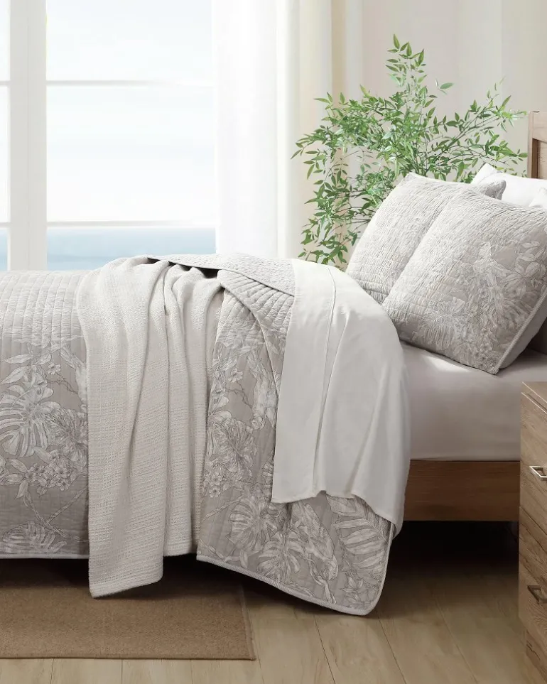 Jungle Toile Reversible 3-Piece King Quilt Set
