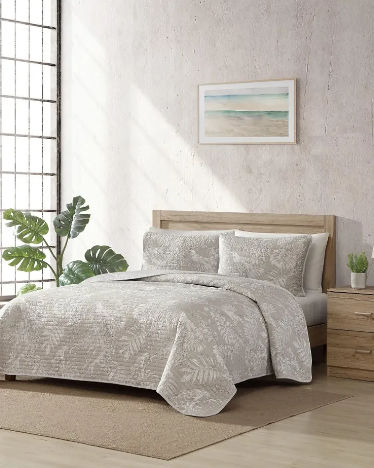 Jungle Toile Reversible 3-Piece King Quilt Set