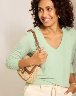 Kauai Jersey Long-Sleeve V-Neck T-Shirt