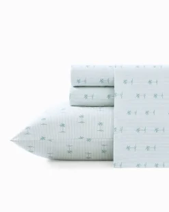 Kew Palms 4-Piece King Sheet Set