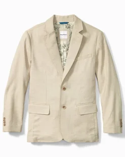 Latigo Beach Linen-Blend Blazer