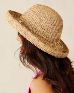 Maria Packable Raffia Upturn Hat
