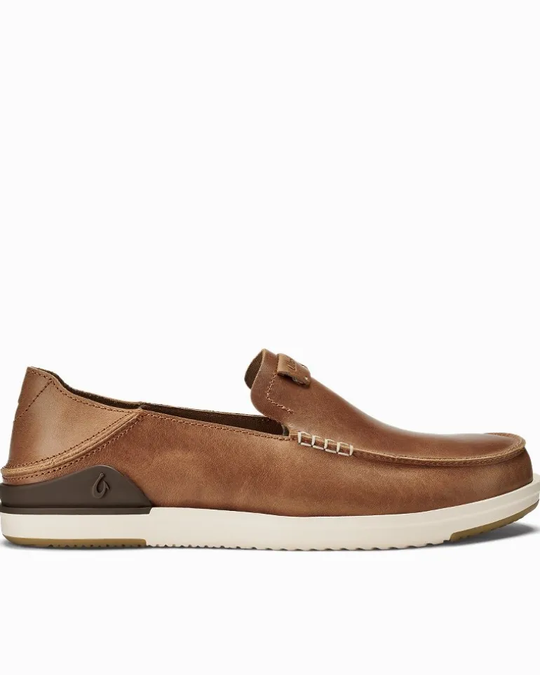 Men's OluKai® Kākaha Leather Slip-On Shoes