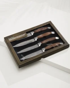 Monzo Wood Knife Set - Set of 4