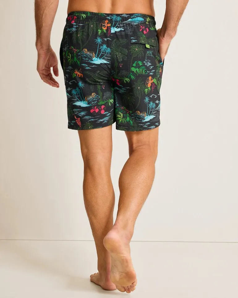 Naples Neon Shores 6-Inch Swim Trunks