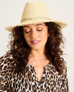 Packable Fringed Continental Hat