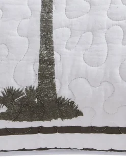 Palm Island Quilted Standard Sham
