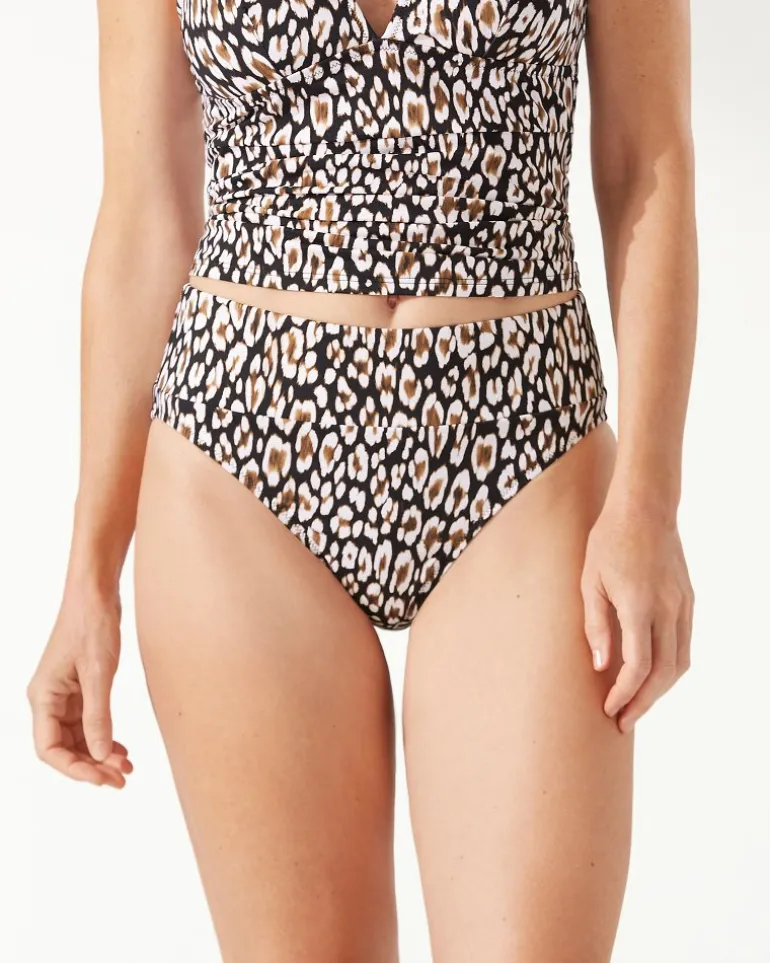 Palm Modern® Safari Cat High-Waist Bikini Bottoms