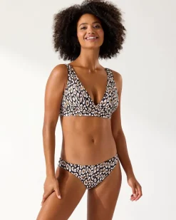 Palm Modern® Safari Cat V-Neck Bikini Top