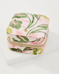 Palm Paradise Jewelry Travel Case