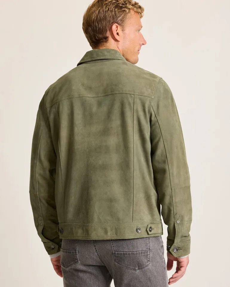 Pine Lake Suede Trucker Jacket