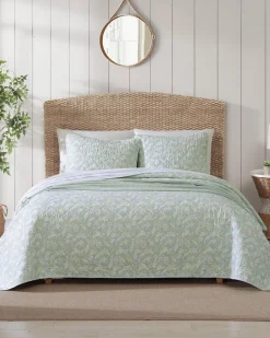 Pineapple Bloom Reversible 2-Piece Twin Quilt Set