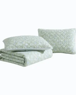 Pineapple Bloom Reversible 2-Piece Twin Quilt Set